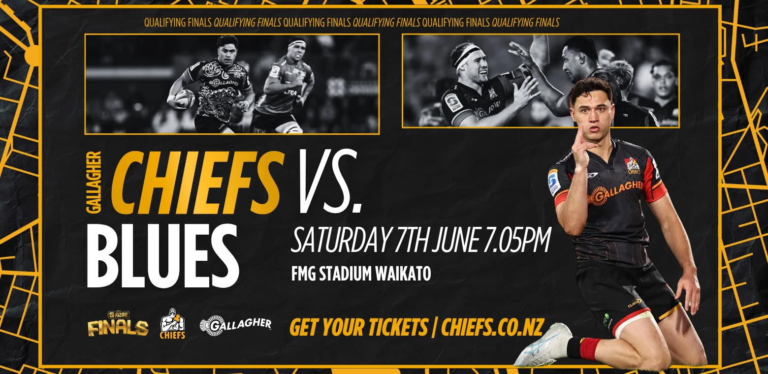 2025 DHL Super Rugby Pacific Gallagher Chiefs vs Blues Qualifying Final