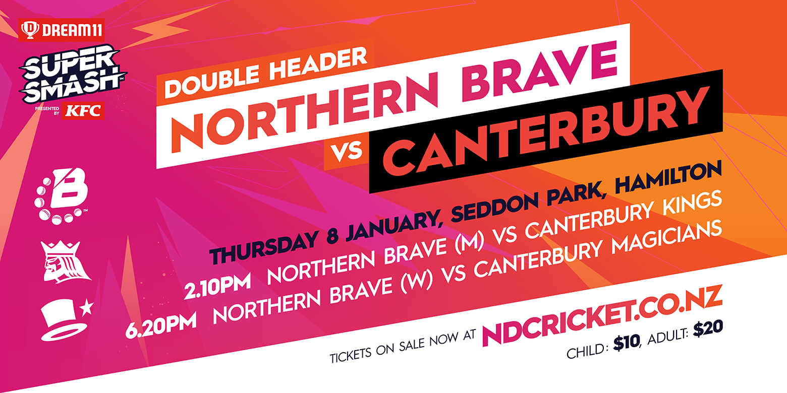 Northern Brave vs Canterbury (Double Header)