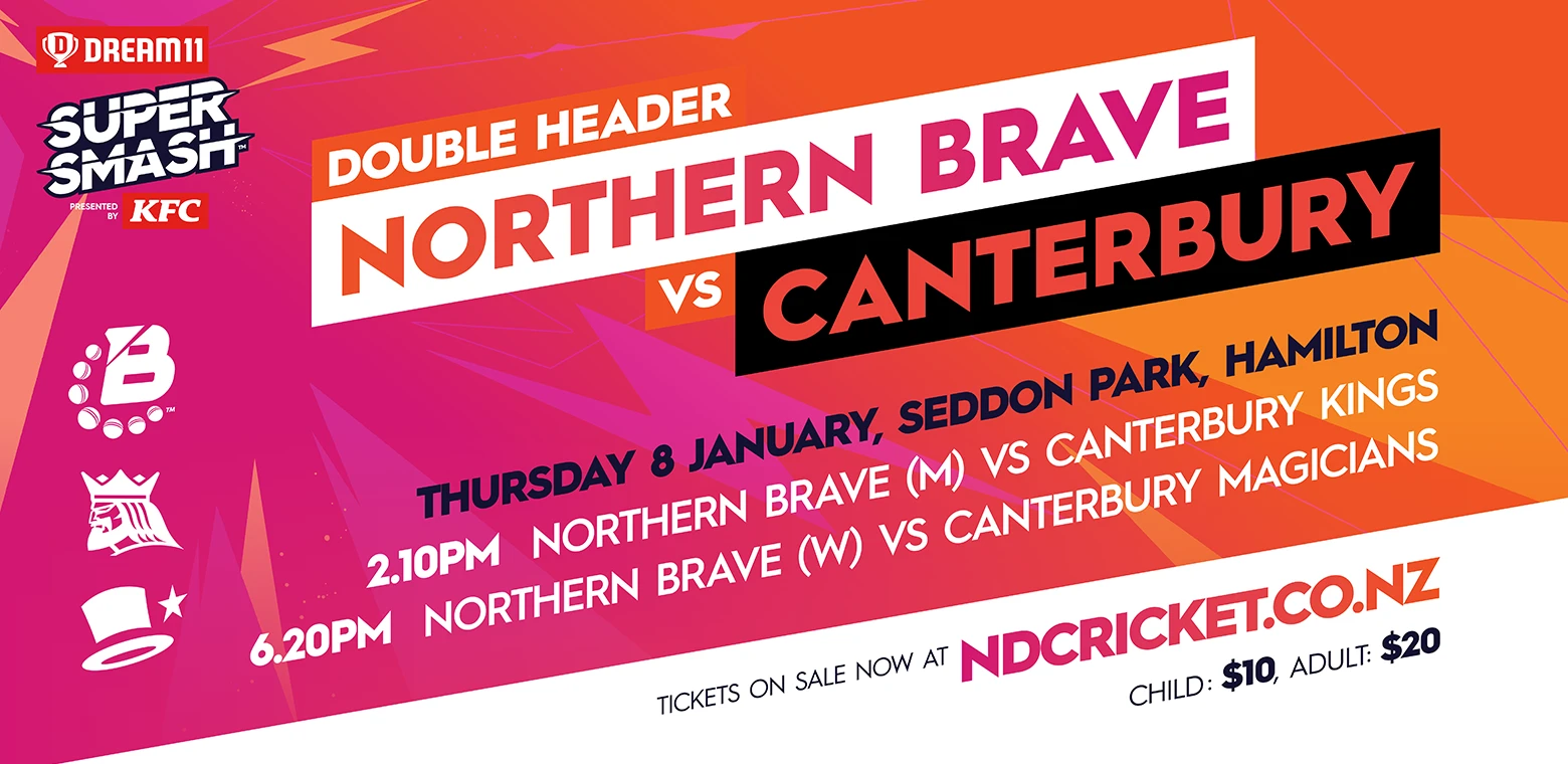 Northern Brave vs Canterbury (Double Header)
