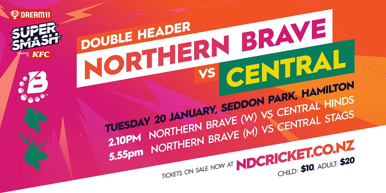 Northern Brave vs Central (Double Header)