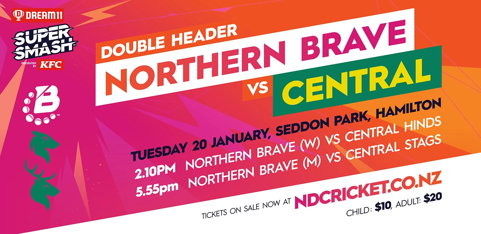 Northern Brave vs Central (Double Header)