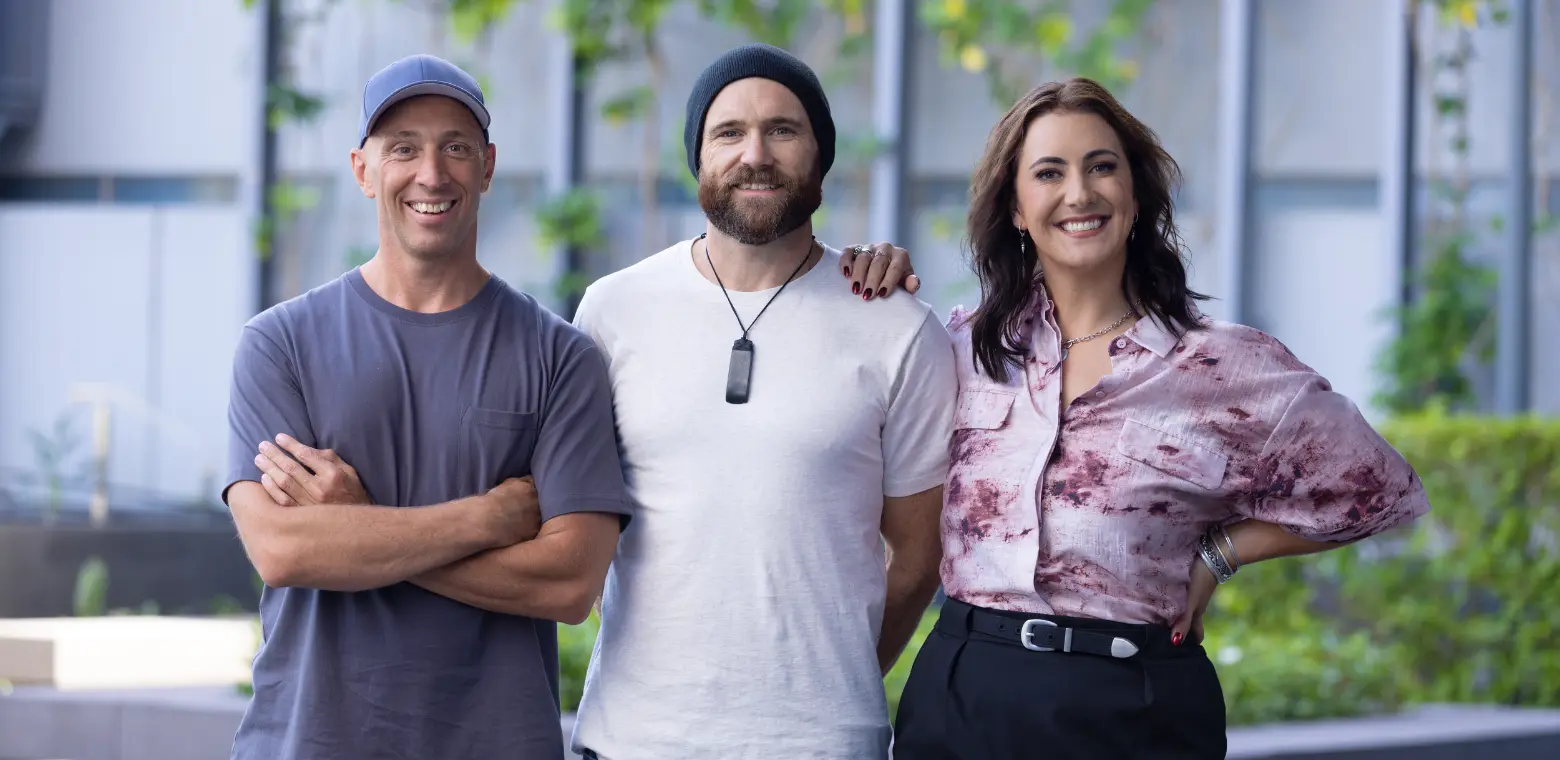 Fletch, Vaughan and Hayley