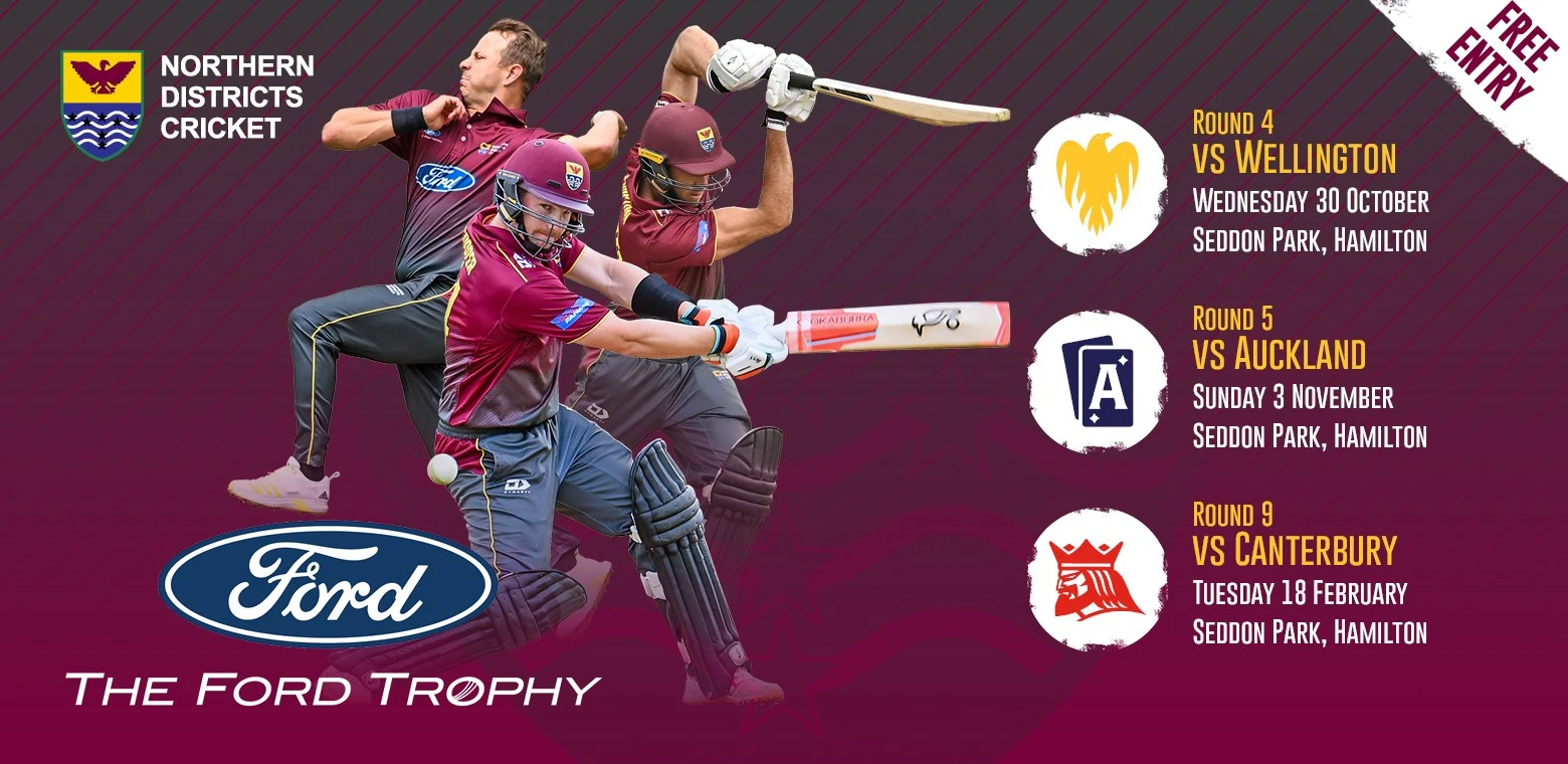Northern Districts Men v Auckland Aces - Ford Trophy