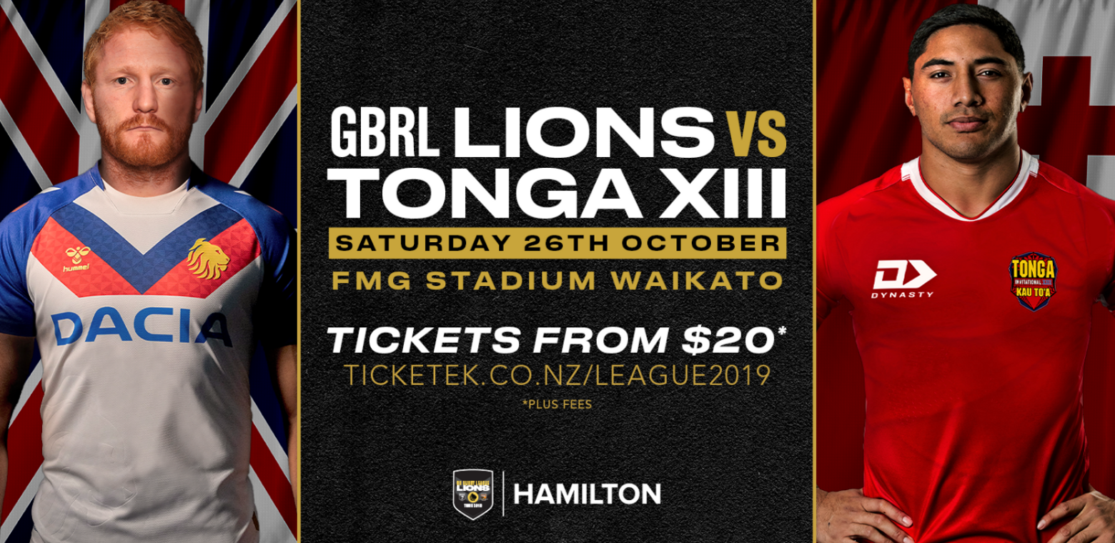 Great Britain Rugby League Lions v Tonga Invitational XIII HLive