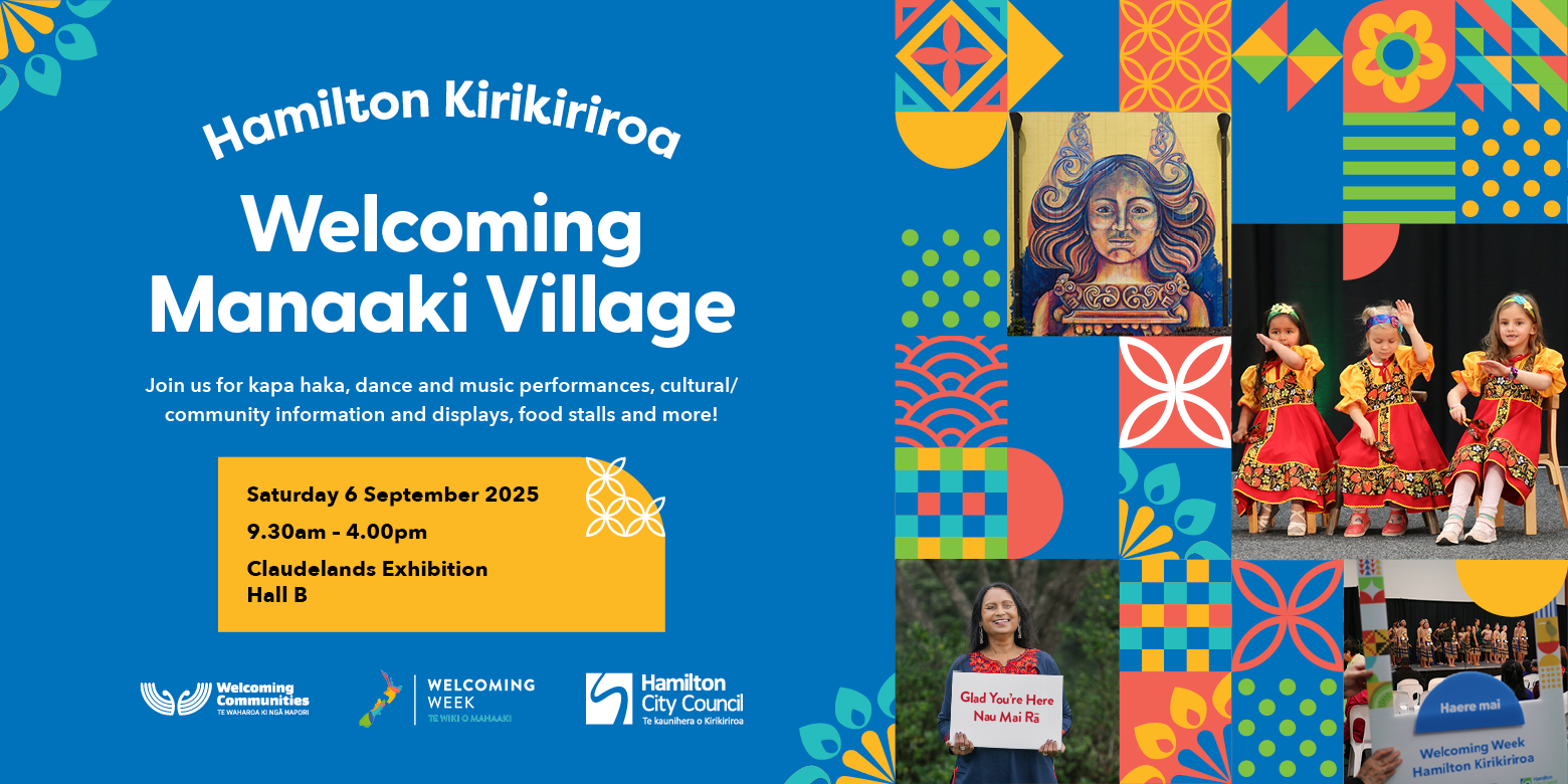 Welcoming Manaaki Village celebration in Hamilton