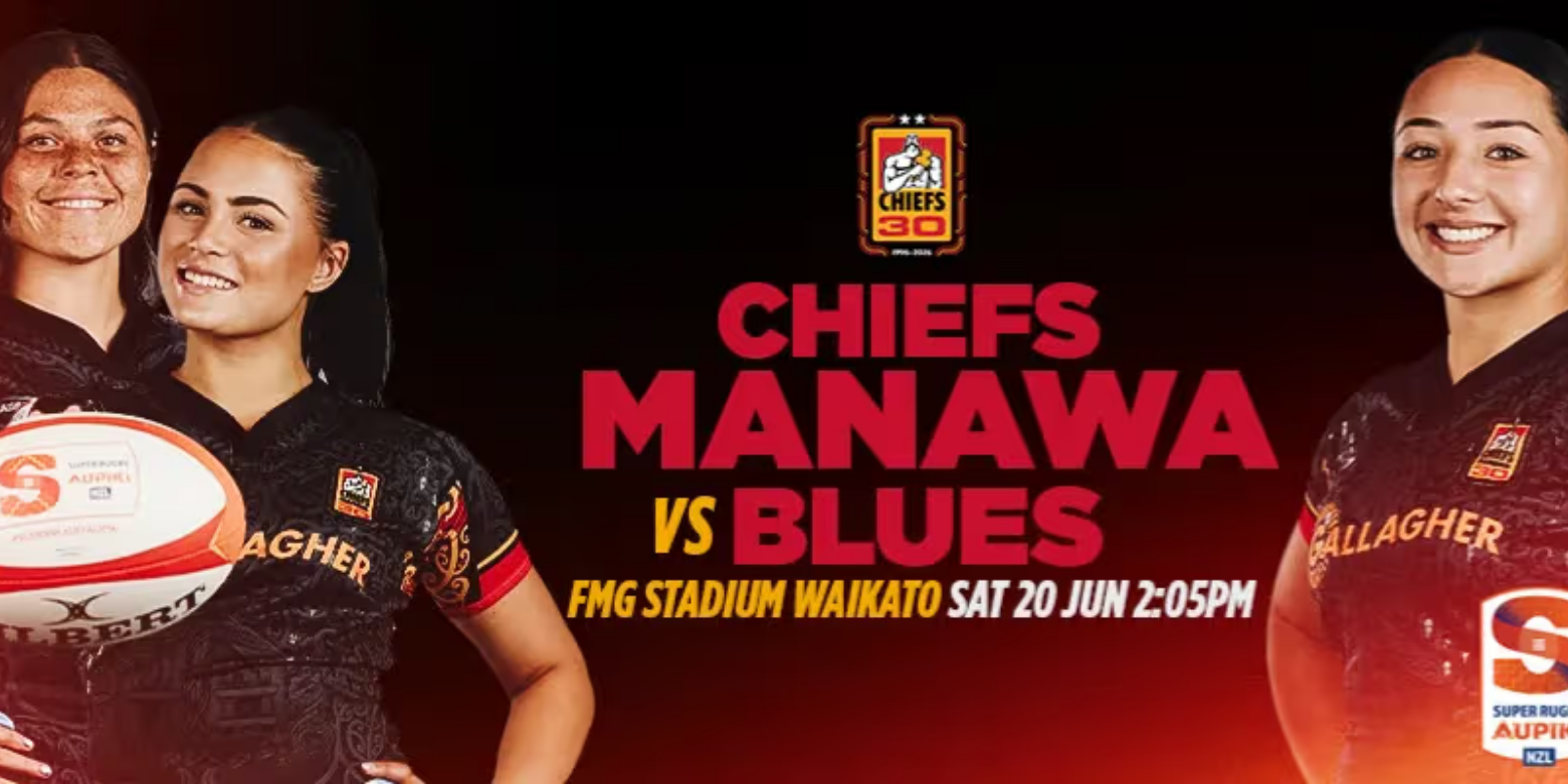 2026 SKY Super Rugby Aupiki Chiefs Manawa vs nib Blues