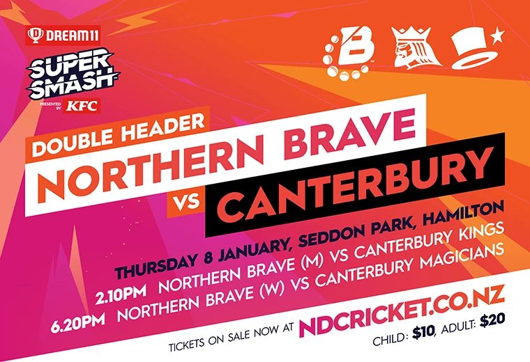 Northern Brave vs Canterbury (Double Header)