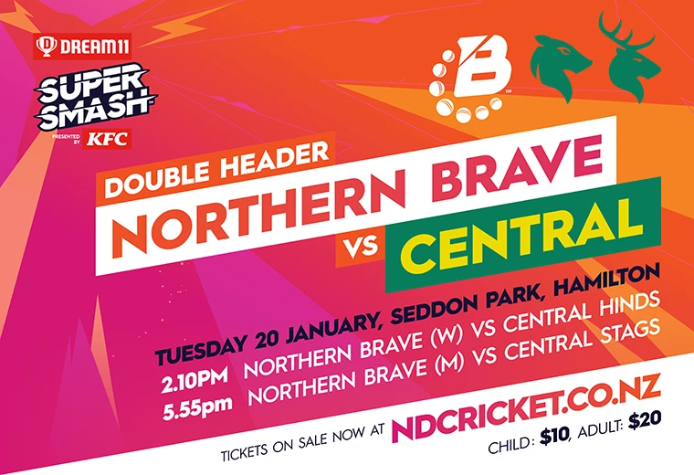 Northern Brave vs Central (Double Header)