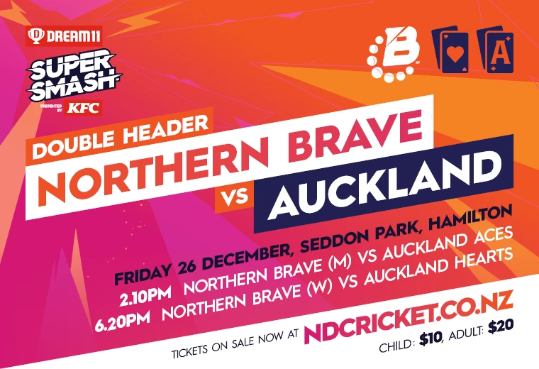 Northern Brave vs Auckland (Double Header)