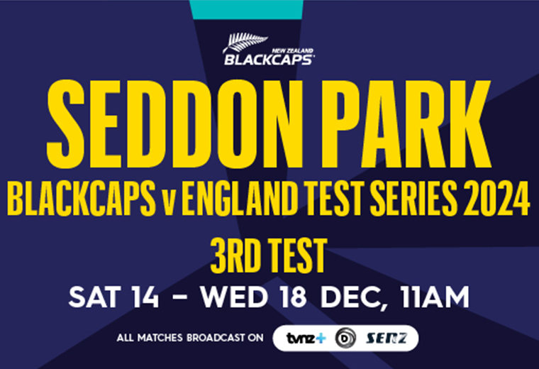 Blackcaps v England 3rd Test