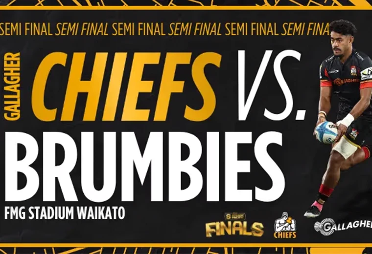 2025 DHL Super Rugby Gallagher Chiefs vs Brumbies Semi Final