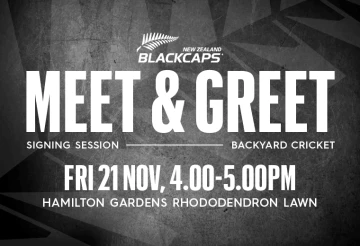 BLACKCAPS Meet and Greet