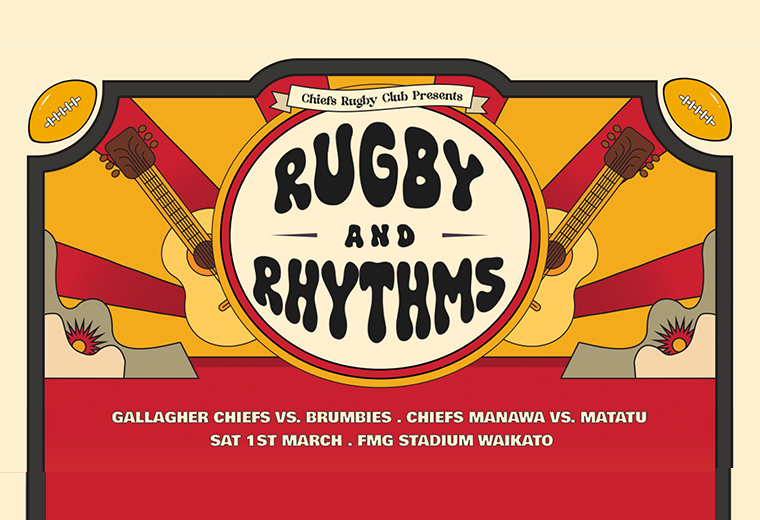 Rugby & Rhythms | Double Header: Chiefs Manawa vs Matatuu & Gallagher Chiefs vs Brumbies