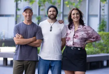 Fletch, Vaughan and Hayley