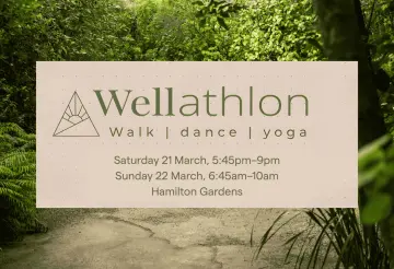Wellathlon at Hamilton Gardens